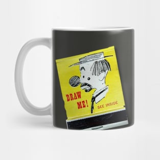 "Draw Me" Advert Matchbook Mug